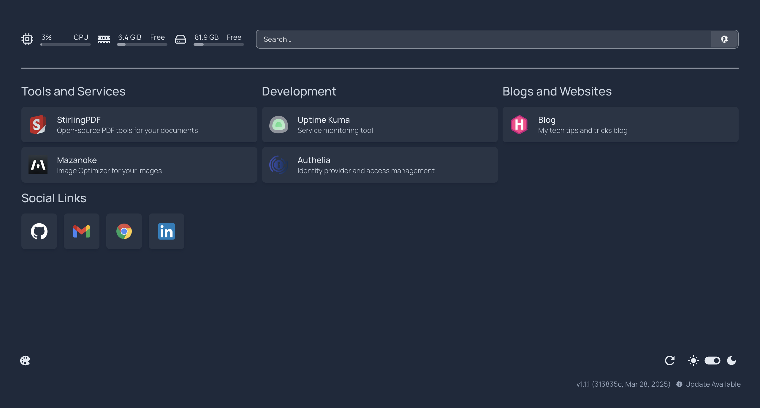 Linux Personal Server